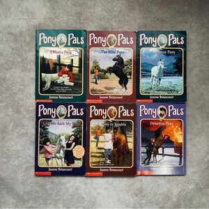 Vintage Jeanne Betancourt Pony Pals Runaway Pony Horse Paperback Books Classic